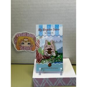 SentimentalDollieZ Chibi Ghibli Collection Pin My Neighbor Totoro Acorn Pink